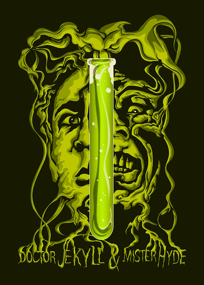 Doctor Jekyll and Mister Hyde Illustration