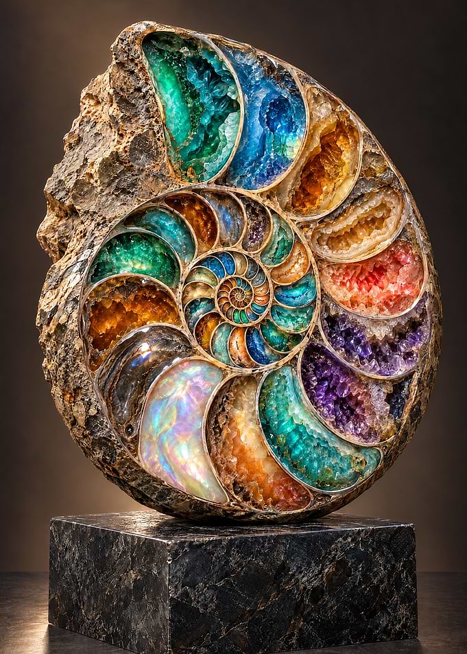 Opal Spiral — Ancient Earth Relic