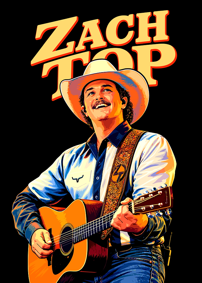 Zach Top Country Music Poster
