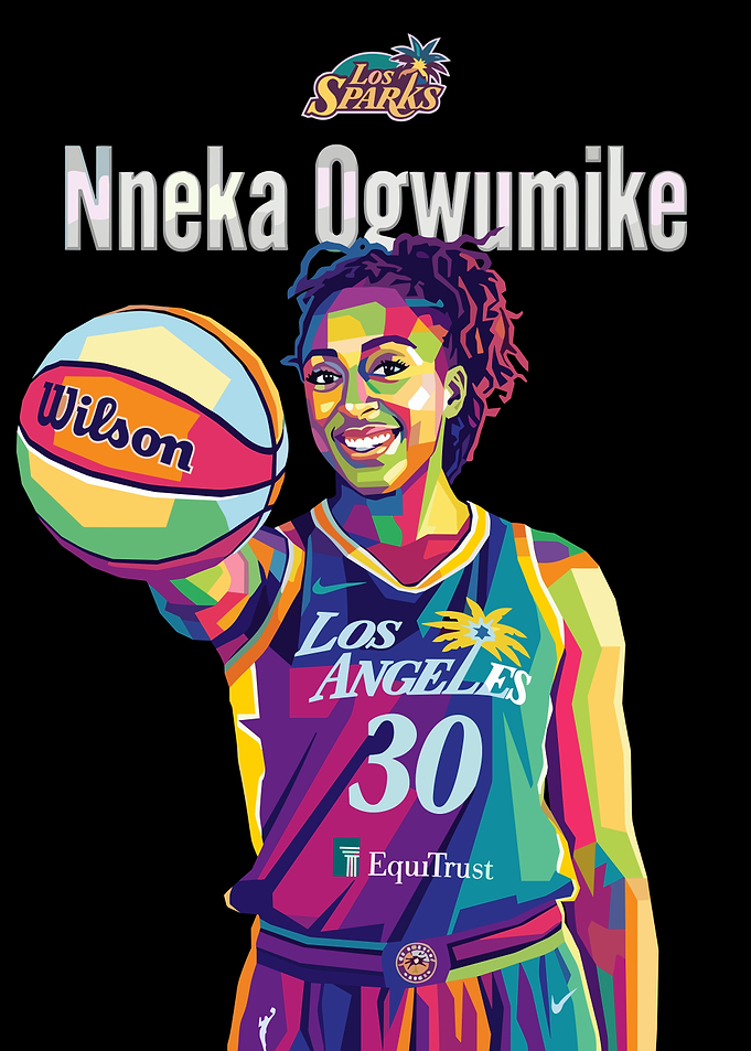 Nneka Ogwumike Pop Art Portrait