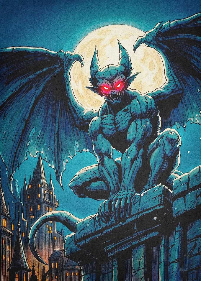Gargoyle Demon Gothic Dark Art
