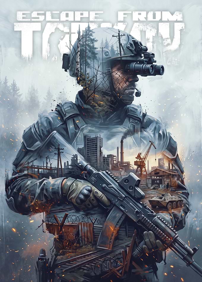 Escape From Tarkov Soldier Double Exposure