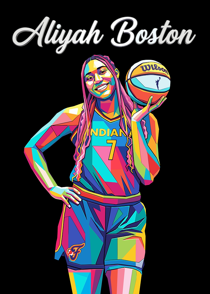 Aliyah Boston Pop Art Portrait