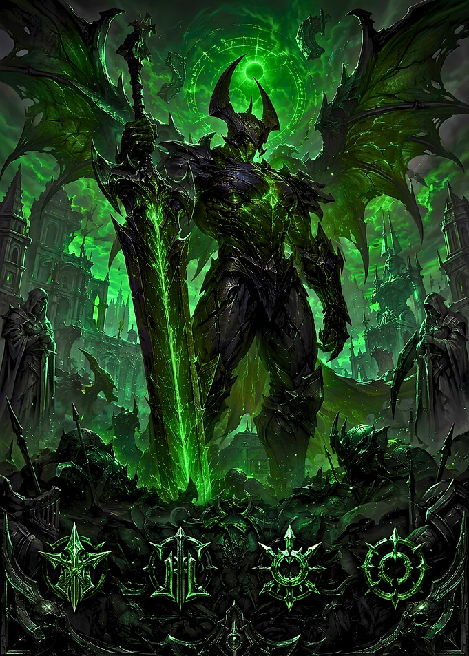 Green Demon Knight with Greatsword