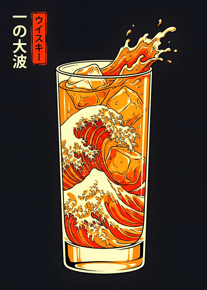Great Wave Whiskey Highball