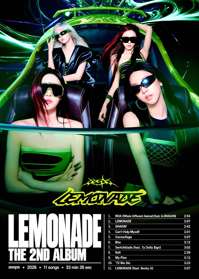 aespa Lemonade 2nd Album Cover