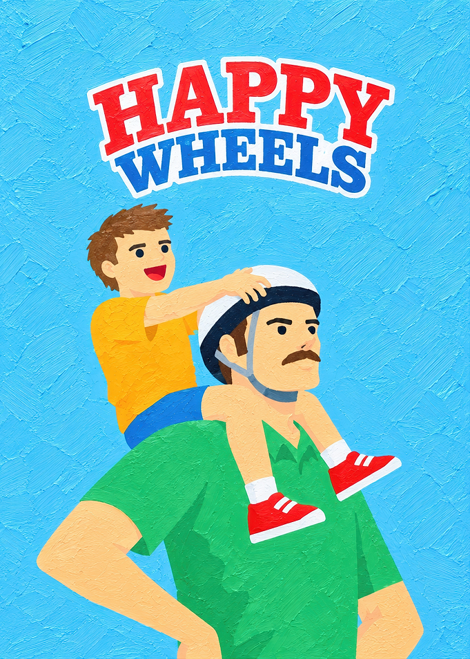 Happy Wheels - Dad and Son Cover Art