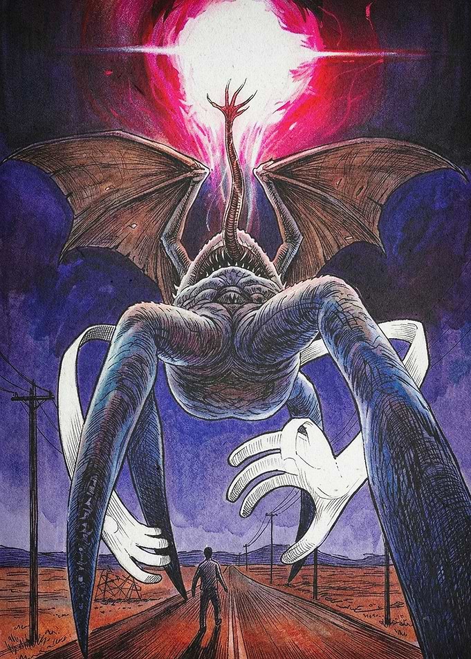 Monster Creature Dark Fantasy Art