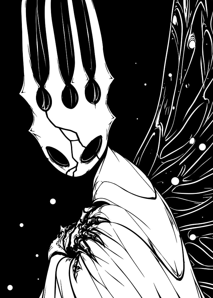 The Pale King Hollow Knight Illustration