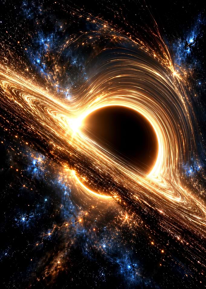 Stunning Black Hole Accretion Disk