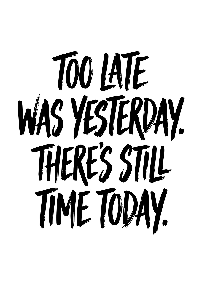 Inspirational Quote Typography Poster