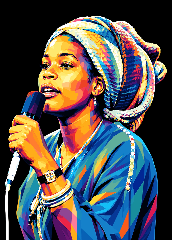 Lauryn Hill Pop Art Portrait