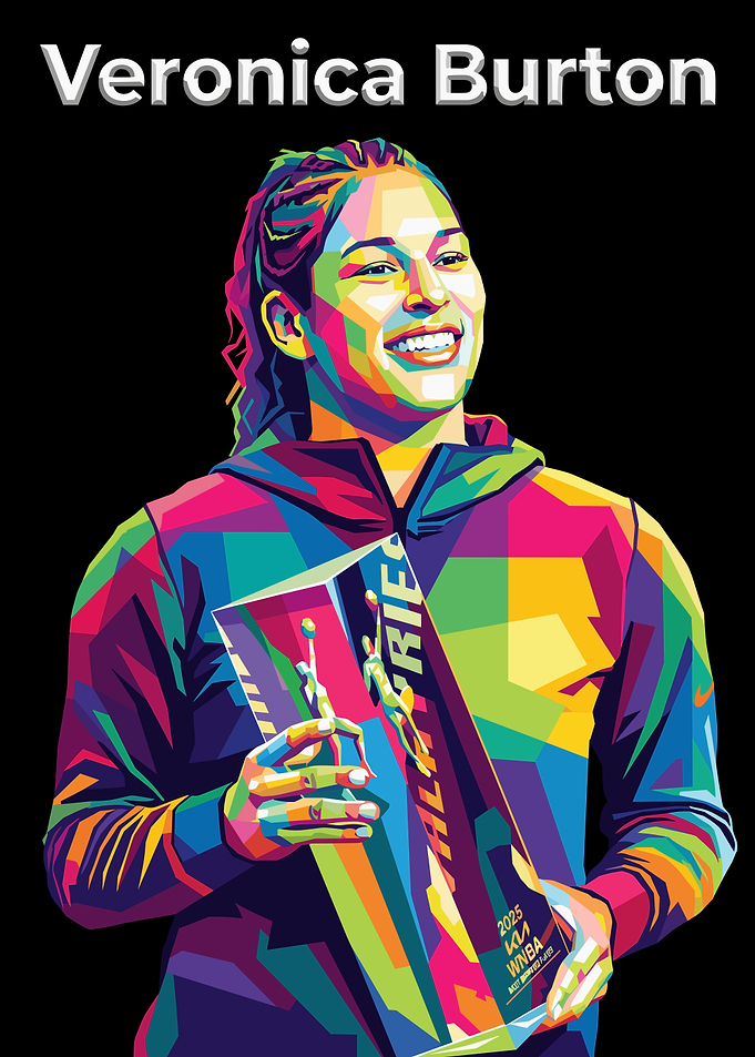 Veronica Burton WNBA Pop Art Portrait