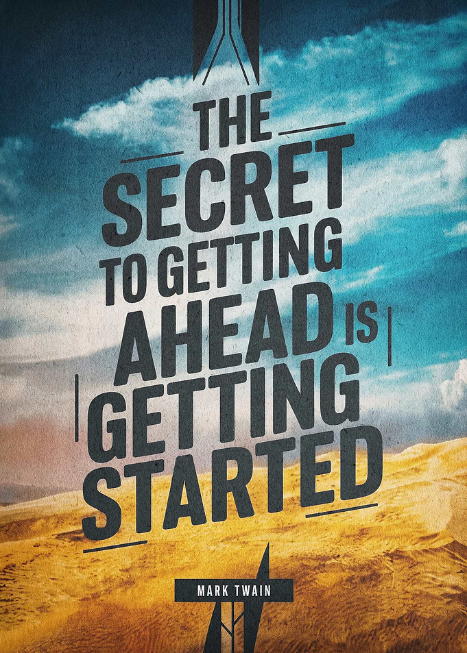 Motivation Quote Art Poster