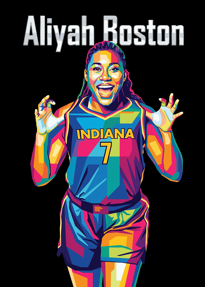 Aliyah Boston Pop Art Portrait