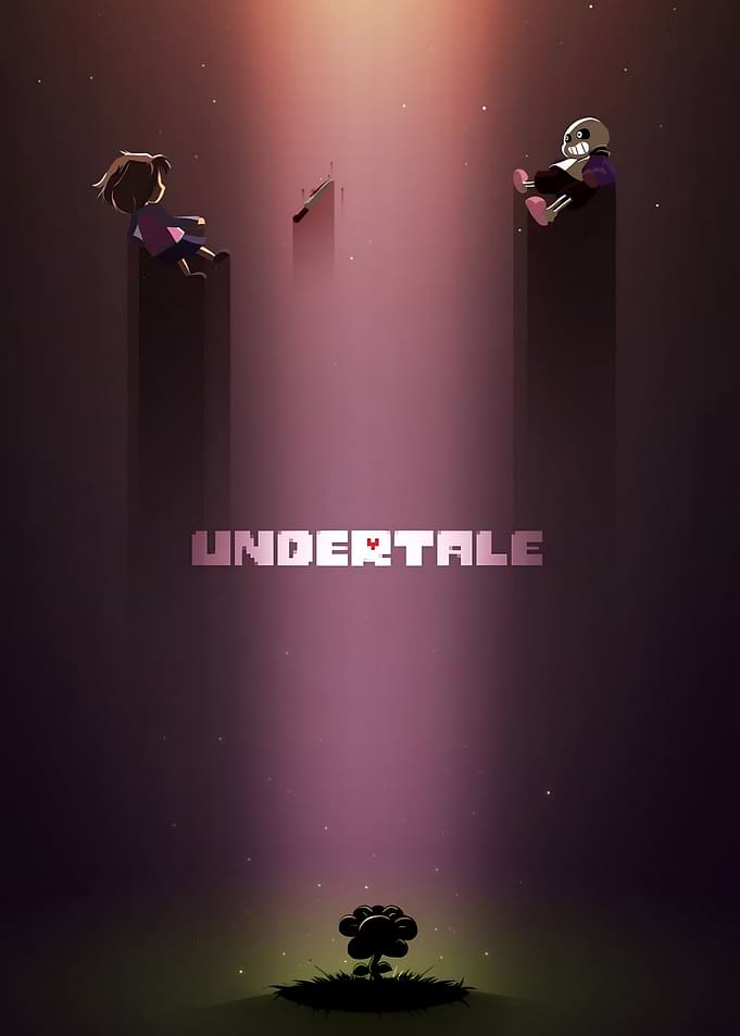 Undertale Minimalist Character Poster