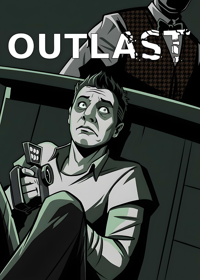 Outlast Horror Game Fan Art