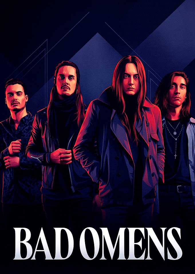 Bad Omens Band Portrait Poster