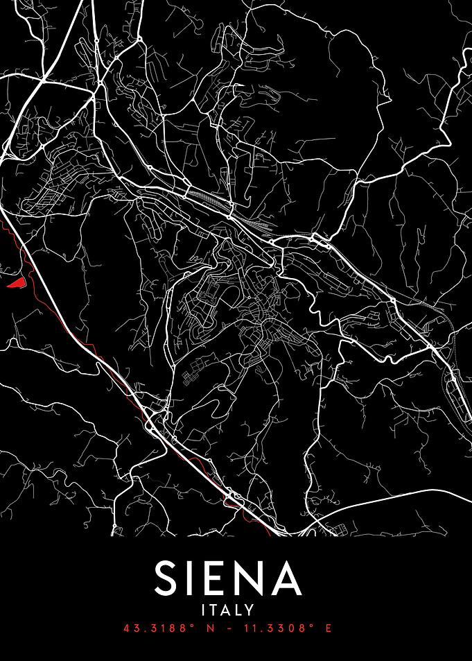 Siena Dark Map
