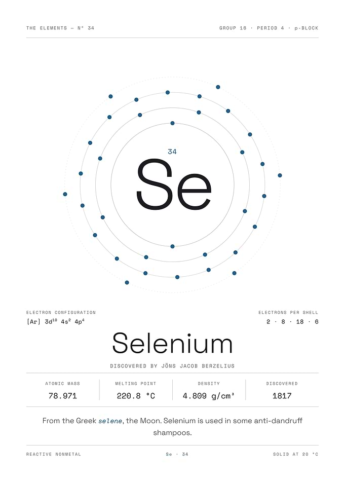 Selenium — The Elements Nº 34 (White Edition)