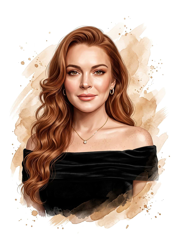 Portrait of Lindsay Lohan