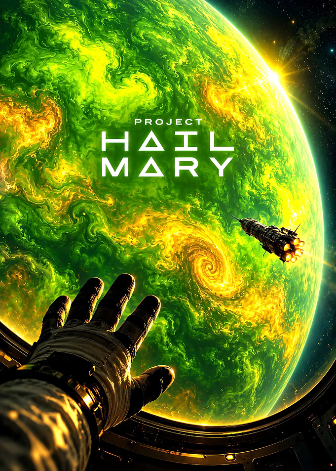 Project Hail Mary Space Poster