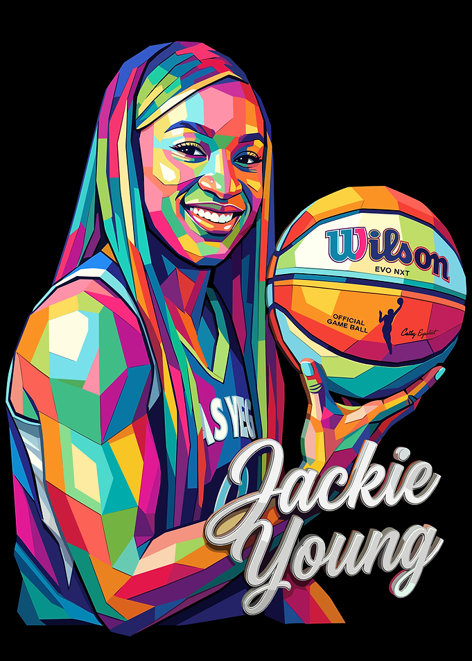 Jackie Young Pop Art Portrait