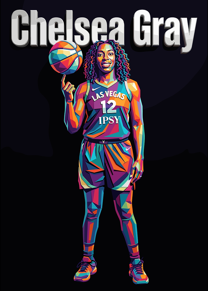 Chelsea Gray Pop Art Portrait