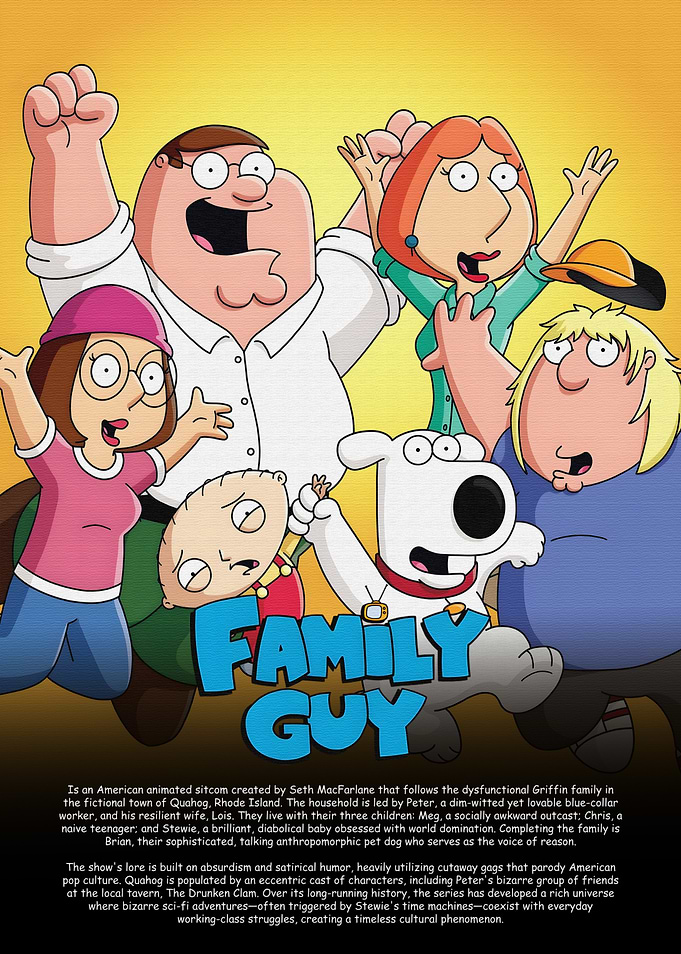 Family Guy Main Cast Poster
