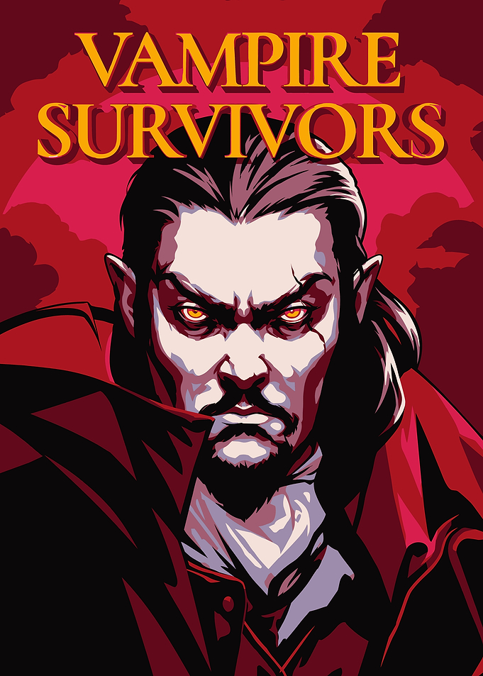 Vampire Survivors Game Poster