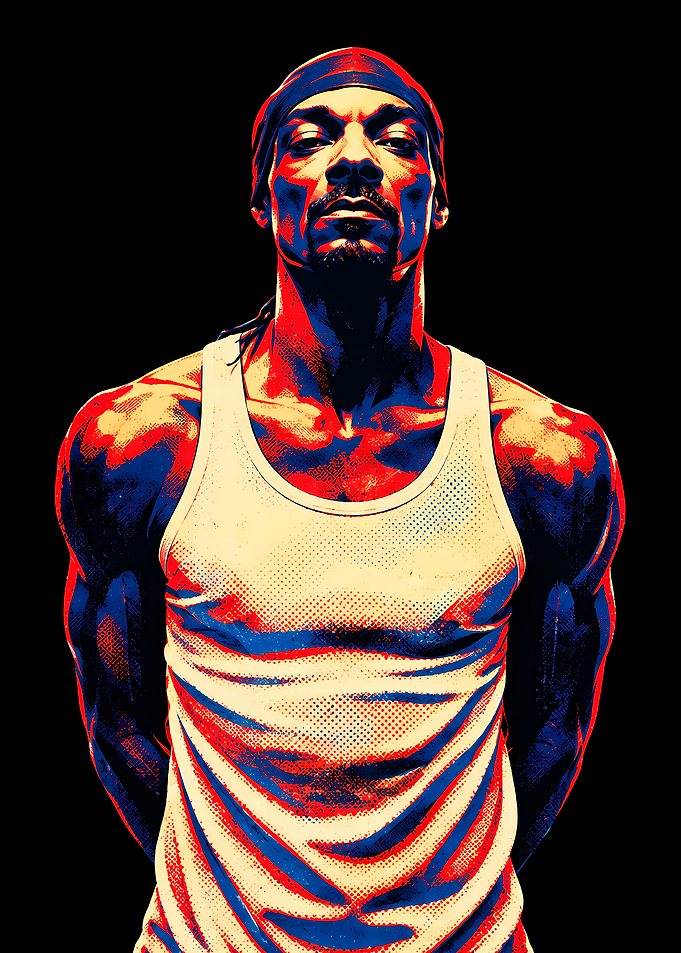 Snoop Dogg Pop Art Portrait