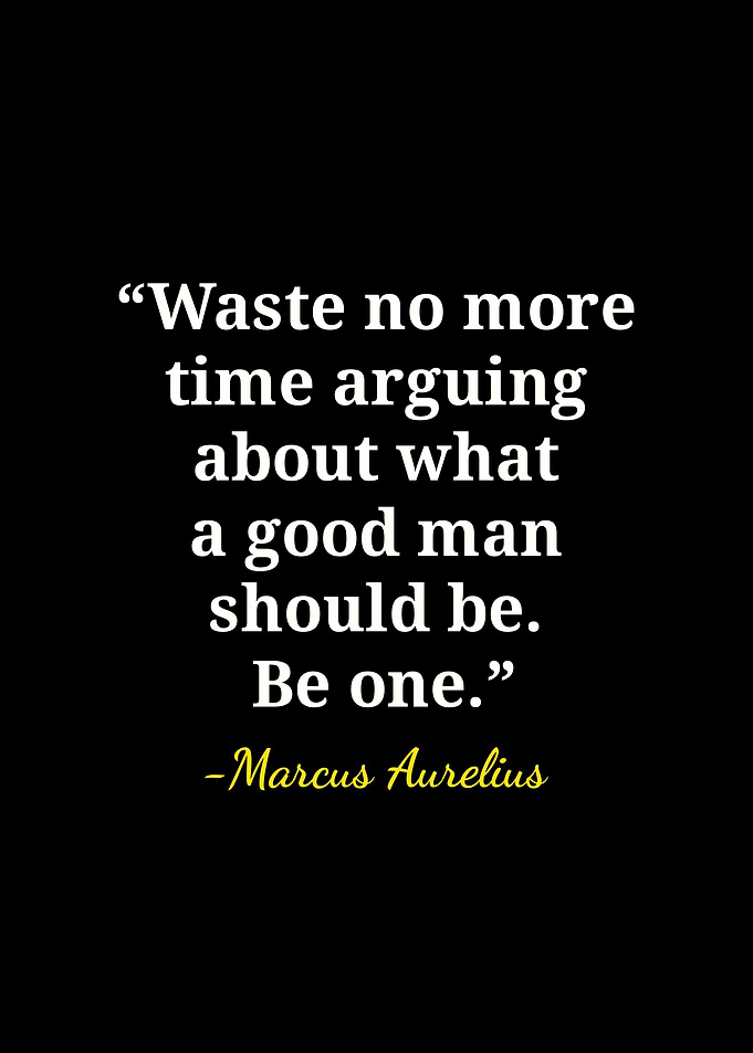 Marcus Aurelius Inspirational Quote Poster