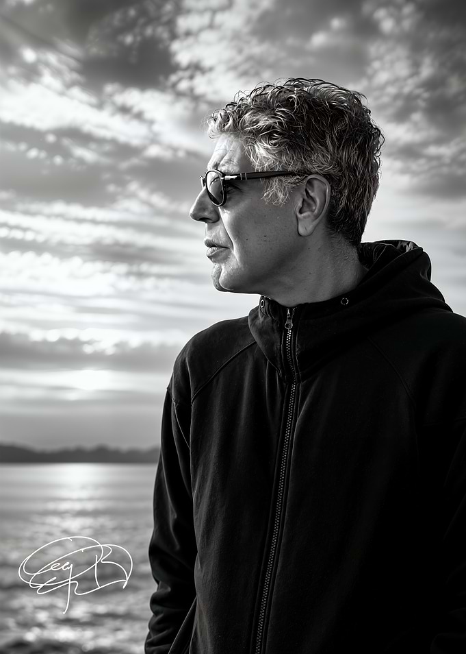 Anthony Bourdain Portrait
