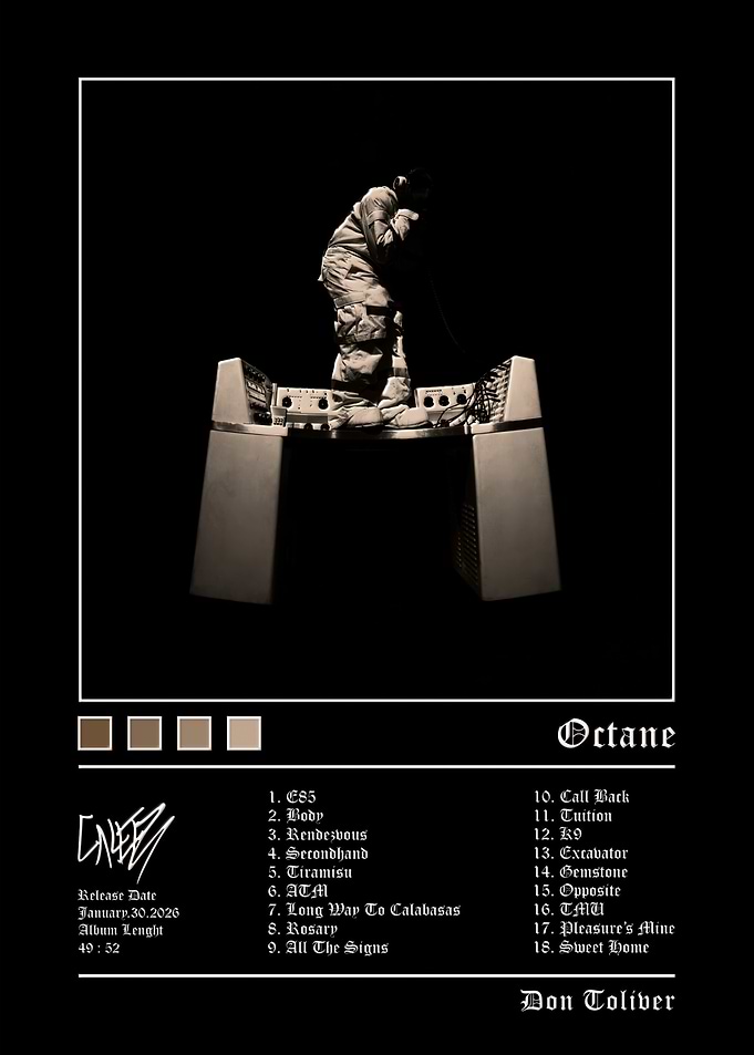 Don Toliver Octane Album Poster