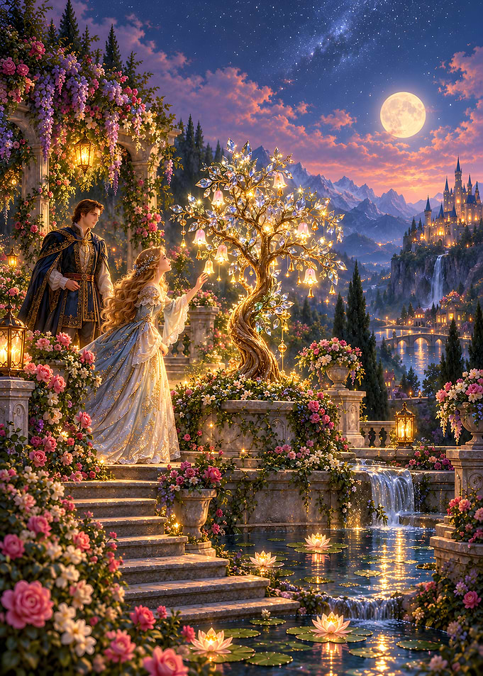 Fairytale Couple at Enchanted Garden