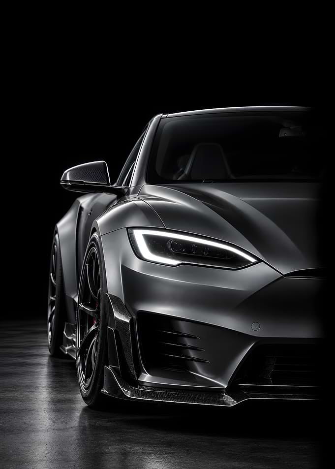Electric Performance Sedan Widebody