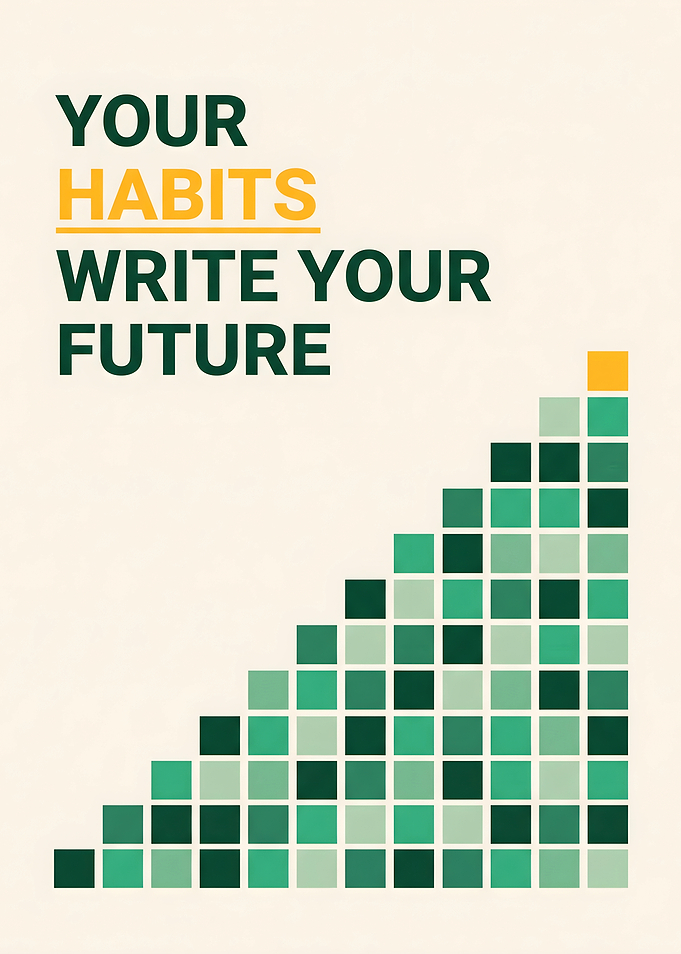 Your Habits Write Your Future Consistency Quote