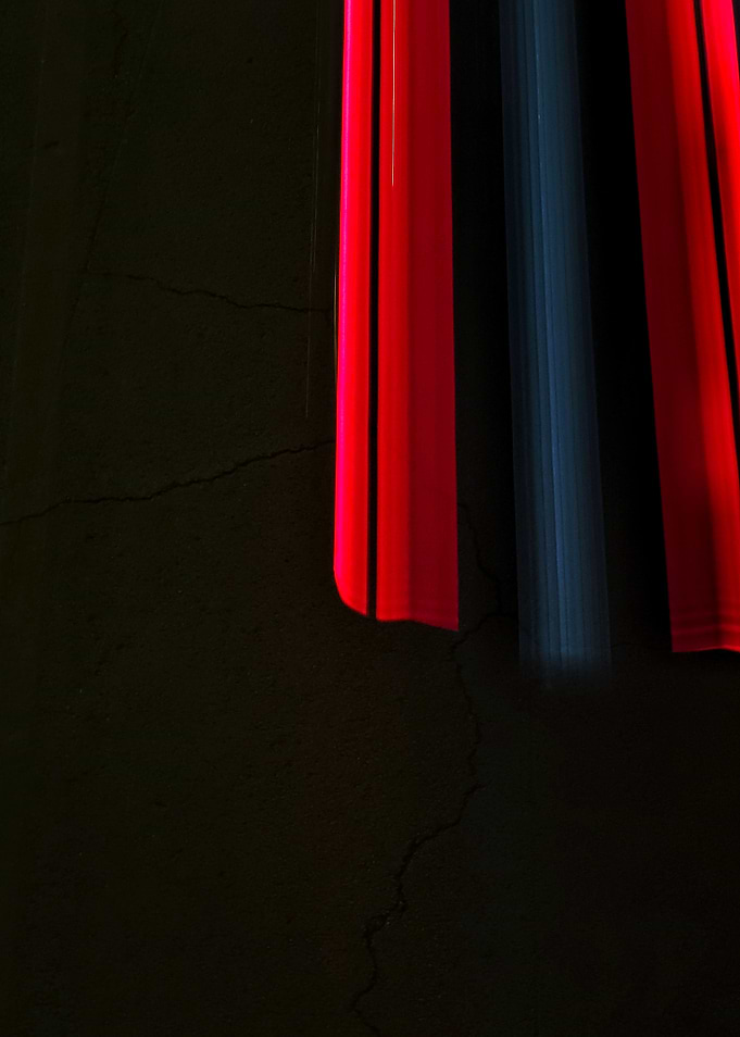 Abstract Neon Light Streaks