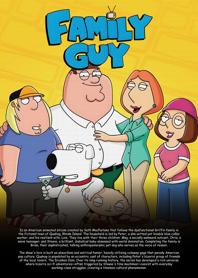 Family Guy Griffin Family Poster