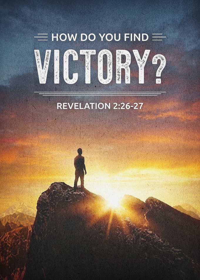 Faith Victory Bible Verse Poster