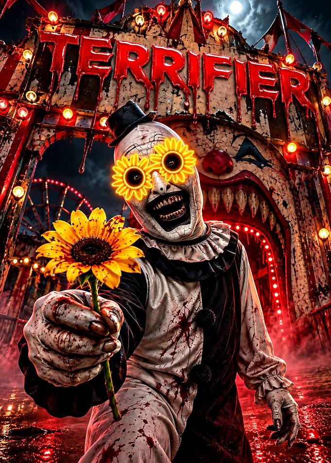 Art the Clown Terrifier Sunflower