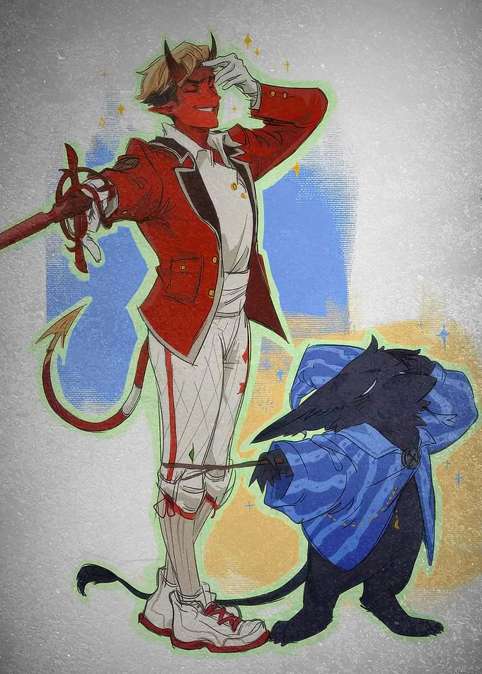 Demon Duelist and Wizard Companion