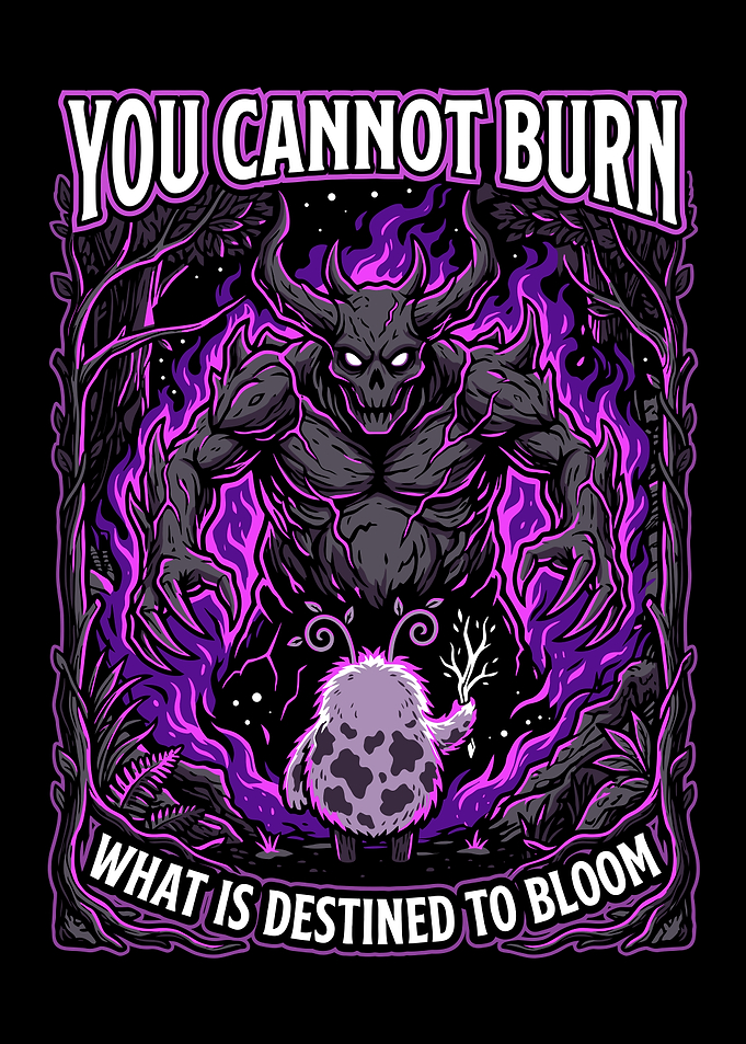 You Cannot Burn What Is Destined To Bloom