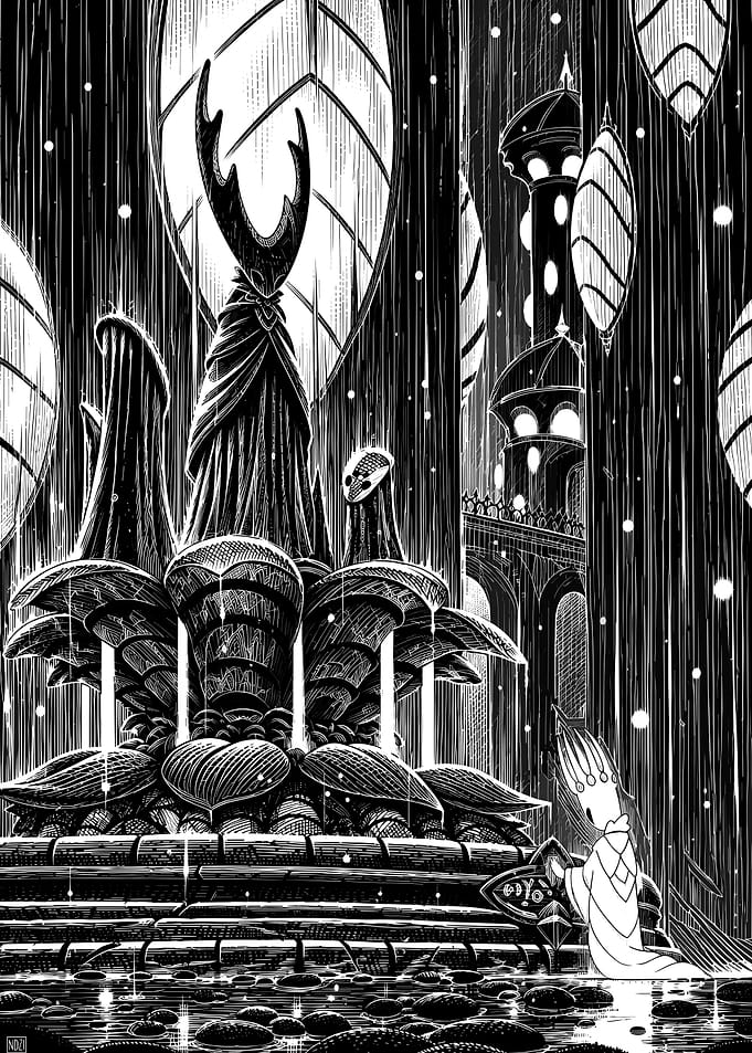 Hollow Knight City of Tears Fountain