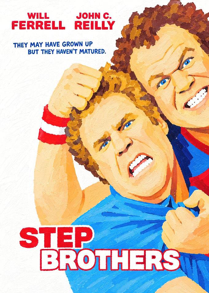 Step Brothers Movie Poster Art