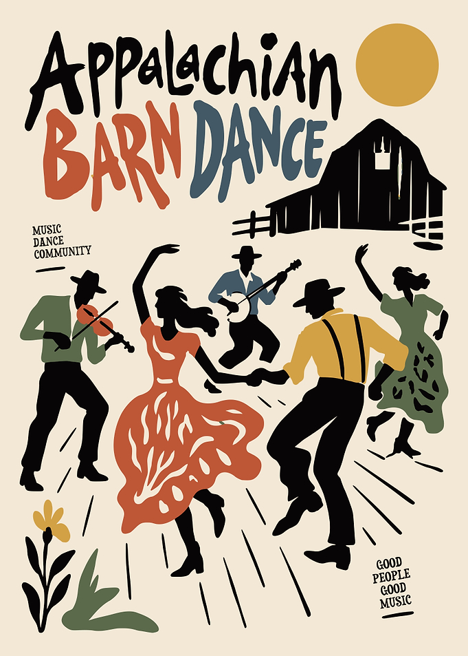 Appalachian Barn Dance Poster