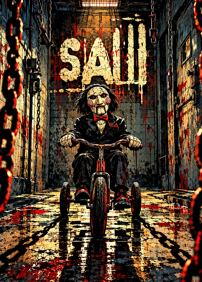 Billy the Puppet Saw Poster