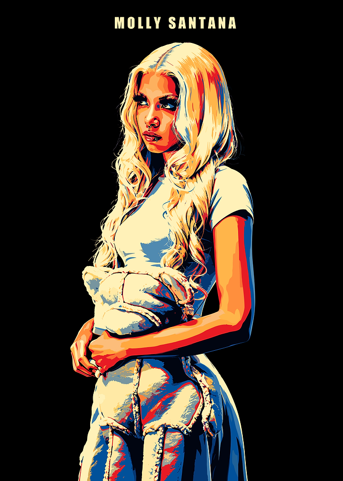 Molly Santana Pop Art Portrait