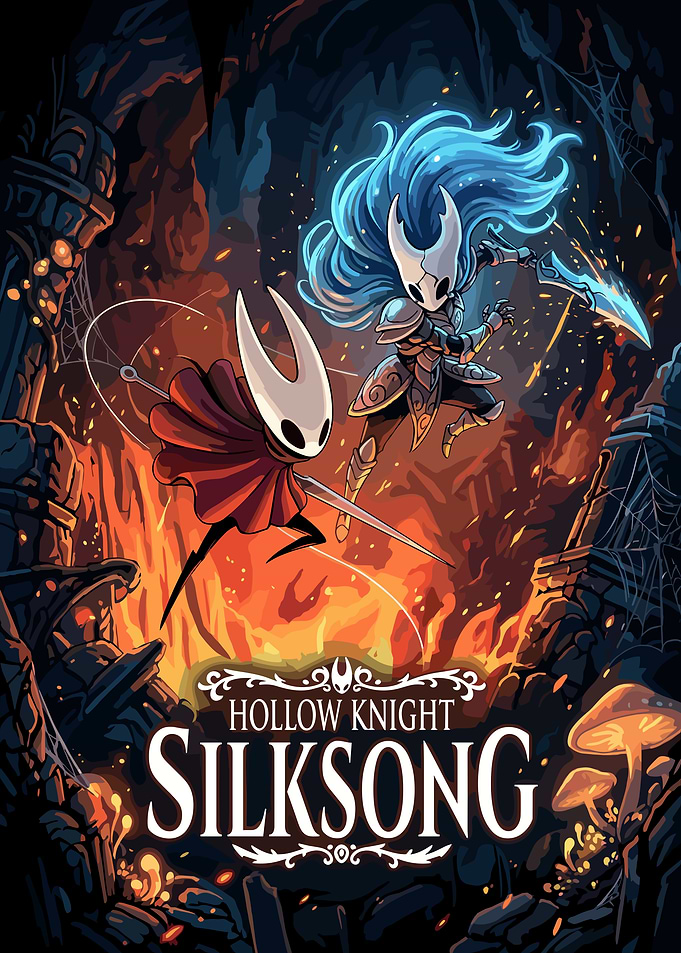 Hollow Knight Silksong Battle Poster