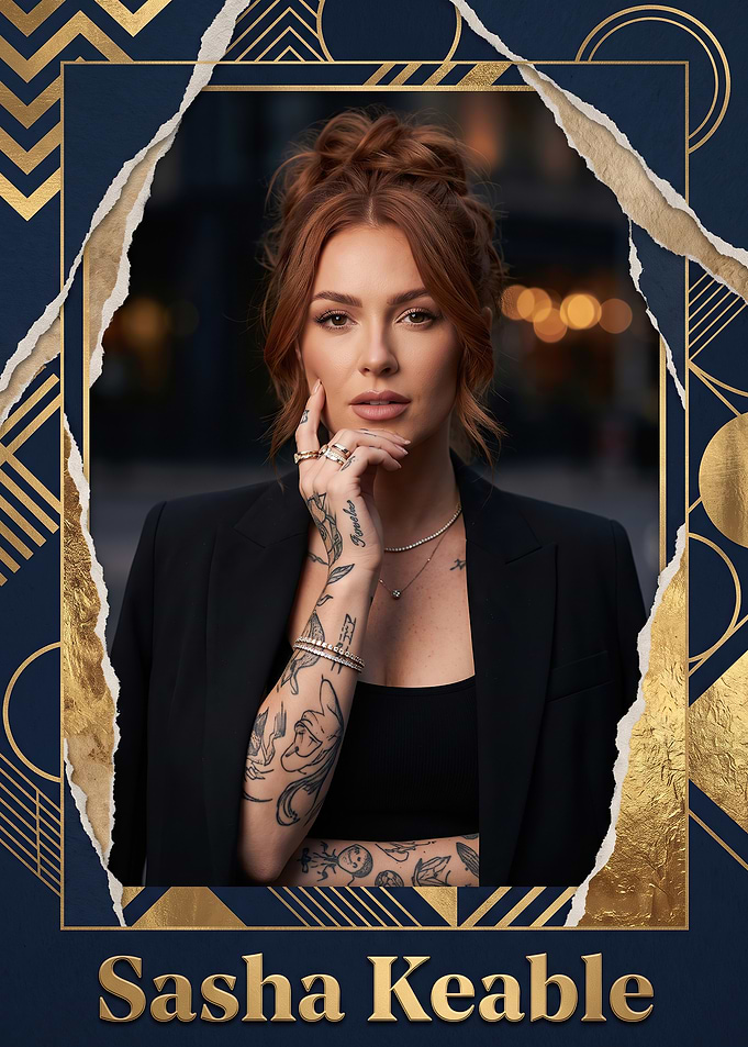Sasha Keable Portrait Poster